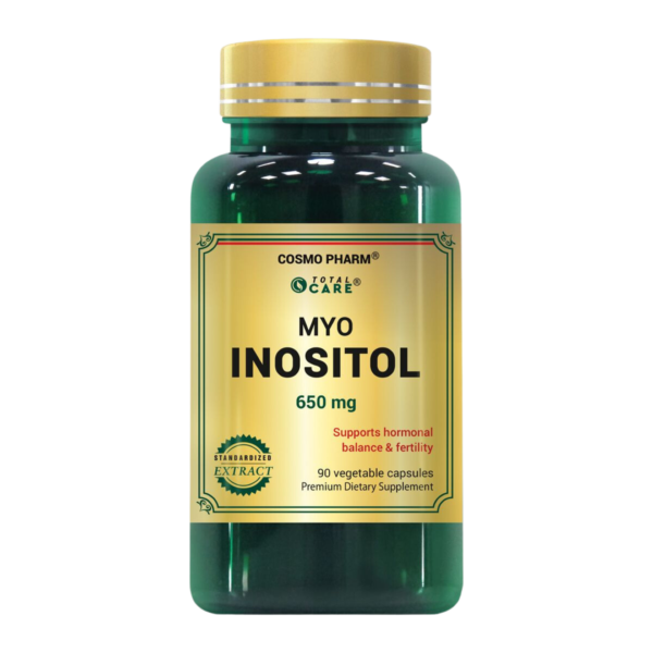 bottle of MYO Inositol 650mg without background