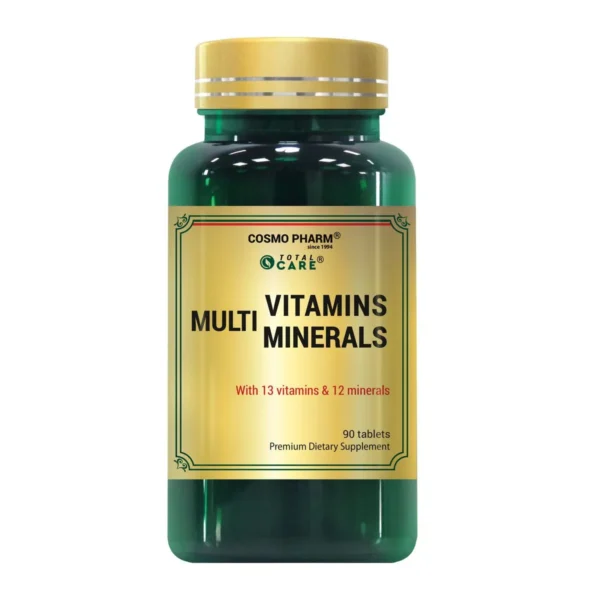 bottle of multivitamins and minerals